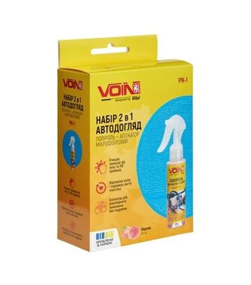 Поліроль VOIN для пластику, з аплікатором, персик, 100 мл (PN-1) - фото 3