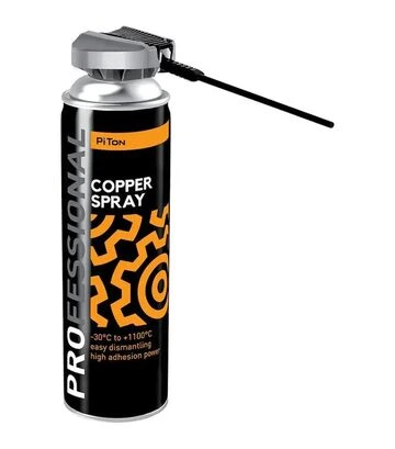 Спрей-смазка медная PiTon Copper Spray для резьбы, фланцев и выхлопной системы, 500 мл - фото 2