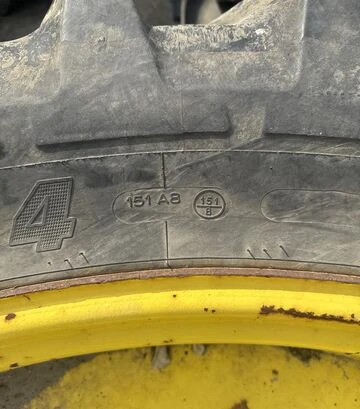 Шина Michelin в комплекте с диском 320/90 R54 151A8/B TL б/у - фото 2