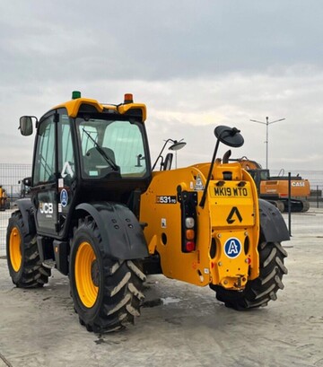 Телескопический погрузчик JCB 531-70, 2019 г.в., 2583 м/ч, б/у (25030037) - фото 3