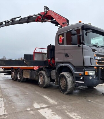 Кран-манипулятор SCANIA G 440 8x2*6, 2013 г.в., 491987 км, б/у - фото 2