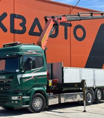 Кран-манипулятор SCANIA R 450 6x2*4, 2015 г.в., 300898 км, б/у - фото 2