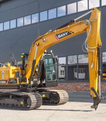 Экскаватор гусеничный PALFINGER SANY SY135C, 2022 г.в., 8,54м/час, б/у (5489) - фото 3