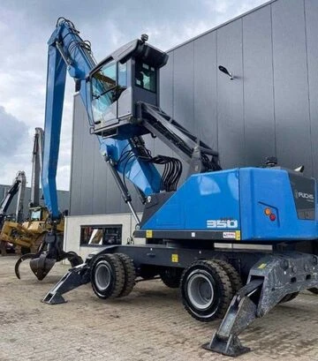 Экскаватор для перевалки FUCHS MHL 350 F, 2018 г.в., 9900 м/ч, б/у - фото 2