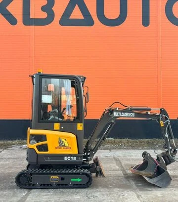 Міні-екскаватор Multiloader EC18, 2024, р.в., 75 м/год, б/в - фото 3
