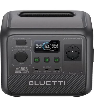 Портативная зарядная станция Bluetti AC50B, 0,7 кВт - фото 3