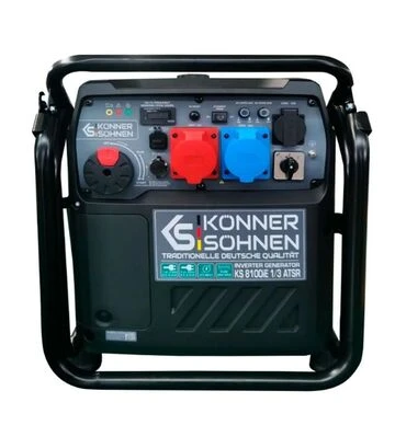 Генератор инверторный бензиновый Könner&Söhnen KS 8100iE 1/3 ATSR, 8 кВт, одно/трехфазный (KS 8100iE 1/3 ATSR) - фото 2