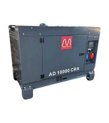 Генератор дизельный Metier AD10000CRA 7,2 кВт, трехфазный - фото 3