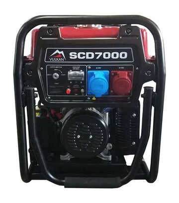 Генератор дизельный Vulkan SCD7000, 2,5/5 кВт, трехфазный (SCD7000) - фото 2
