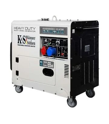 Генератор дизельний Könner&Söhnen KS 8200HDES-1/3 ATSR, одно/трифазний (KS 8200HDES-1/3 ATSR) - фото 3