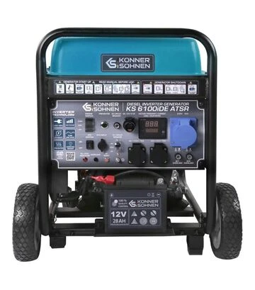 Генератор дизельный инверторный KS 6100iDE ATSR, 5 кВт (KS 6100iDE ATSR) - фото 2