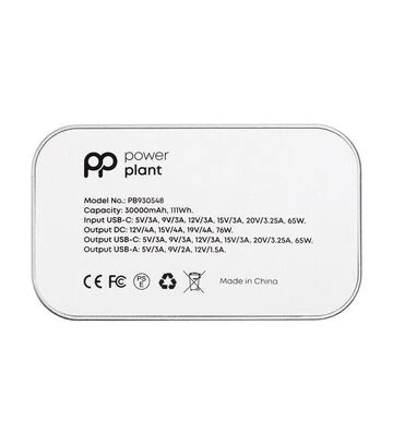 Универсальная мобильная батарея PowerPlant PD 76W, 30000mAh, USB-C, USB-A QC3.0 (PB930548) - фото 3
