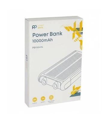 Універсальна мобільна батарея PowerPlant Solar, 10000mAh, 2xUSB-A, сонячна панель (PB930494) - фото 3