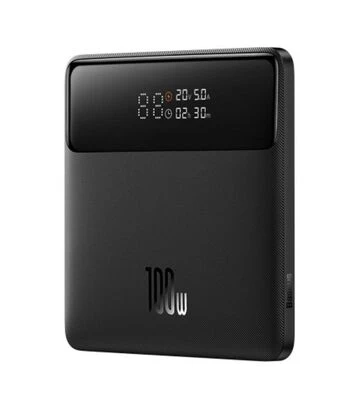 Універсальна мобільна батарея Baseus Blade 20000 mAh, 100W, OE, Black (PPBL000301) - фото 2