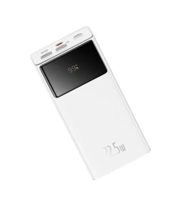 Універсальна мобільна батарея Baseus Star Lord Display 30000 mAh, 22,5W, PD, 3.0 QC, White (PPXJ080102) - фото 2