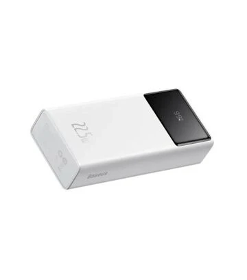 Універсальна мобільна батарея Baseus Star Lord Display 30000 mAh, 22,5W, PD, 3.0 QC, White (PPXJ080102) - фото 3