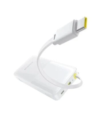 Универсальная мобильная батарея Baseus Bipow 2 Digital Display 10000 mAh, 20W, White (P10077101213-00) - фото 2