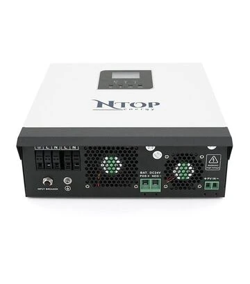 Инвертор гибридный NTOP NTP3000-24, 3 кВт, 24 В, 1 фаза, 1 MPPT (NTP3000VA) - фото 3