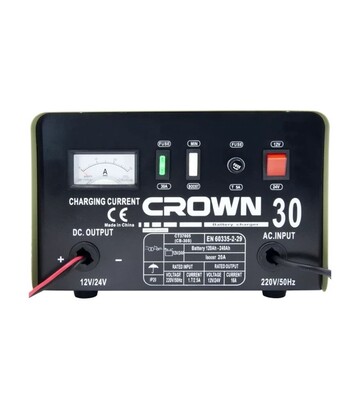 Зарядний пристрій CROWN CT37005, 12/24 В, 16 А, 480 Вт - фото 3