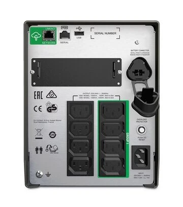 Источник бесперебойного питания APC Smart-UPS 1000VA/700W, LCD, USB, SmartConnect, 8xC13 (SMT1000IC) - фото 2