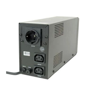 Джерело безперебійного живлення EnerGenie 650VA/360W LCD, USB (EG-UPS-031) - фото 2