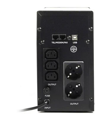 Источник бесперебойного питания EnerGenie 2000VA/1200W LCD, USB (EG-UPS-035) - фото 2
