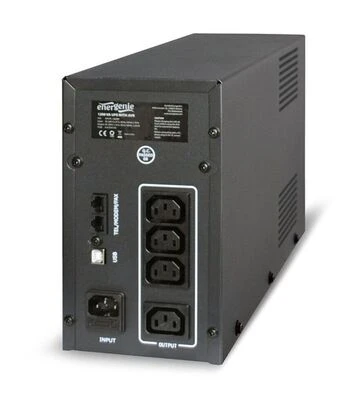 Источник бесперебойного питания EnerGenie 1200VA/720W USB (UPS-PC-1202AP) - фото 2