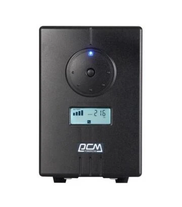 Джерело безперебійного живлення Powercom INF-800, 800VA/480W, LCD, USB (INF-800AP) - фото 2