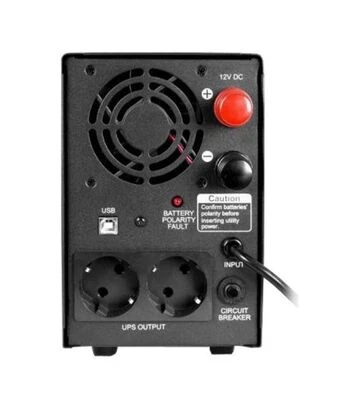 Джерело безперебійного живлення Powercom INF-800, 800VA/480W, LCD, USB (INF-800AP) - фото 3