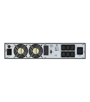 Джерело безперебійного живлення APC Easy UPS SRV 3000VA/2700W, RM 2U, LCD, USB, RS232, 6xC13, 1xC19 (SRV3KRIRK-E) - фото 3