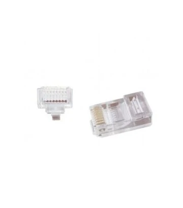 Коннектор Cablexpert RJ-45, Cat.5e, UTP, 8P8C, сквозные отверстия, 10 шт (LC-PTU-01/10) - фото 2