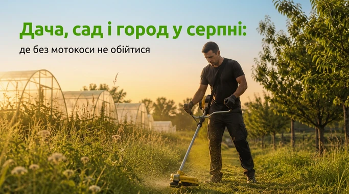 Дача, сад и огород в августе: где без мотокосы не обойтись