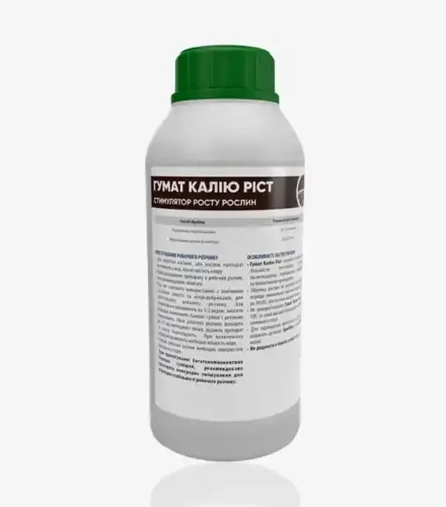 Стимулятор росту Гумат Калію Ріст, 1 л (Enzim Agro)