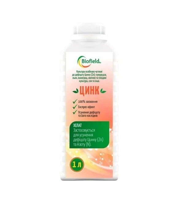 Мікродобриво Цинк, 1 л (BioField)