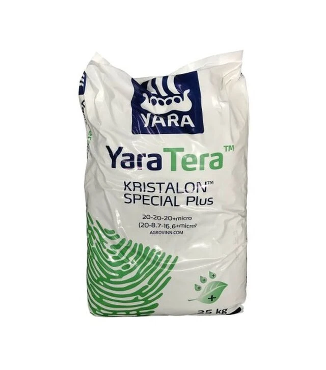 Микроудобрение YaraTera Kristalon Special Plus 20-20-20 +micro (ЯраТера Кристалон Спешиал), 25 кг (Yar