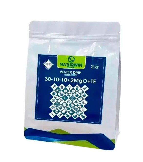Удобрение комплексное 30-10-10+ 2MgO+ME, 2 кг (NATURWIN)