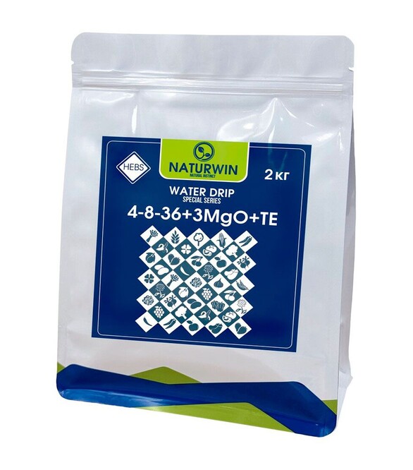 Удобрение комплексное Universal 4-8-36+ 3MgO+ME, 2кг (NATURWIN)