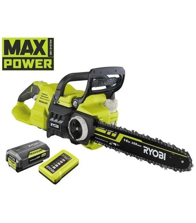 Пила ланцюгова акумуляторна Ryobi Max Power RY36CSX35A-150 (5133004596)