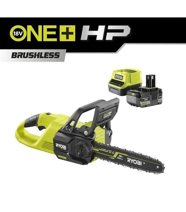 Пила ланцюгова акумуляторна Ryobi ONE+ HP RY18CSX30A-150 (5133005466)