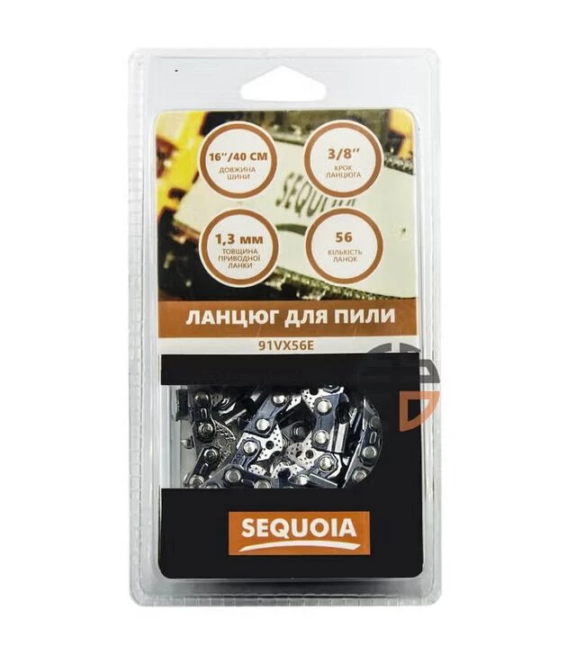 Цепь SEQUOIA 16"/40 см, 3/8", 1,3 мм (91VX56E)