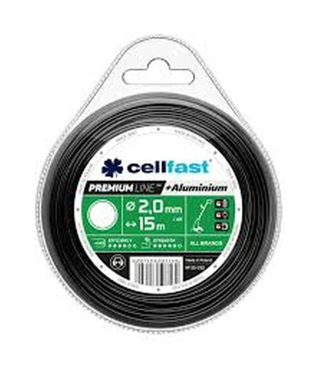 Волосінь для тримера Cellfast, кругла 2 мм, 15 м (35-003)