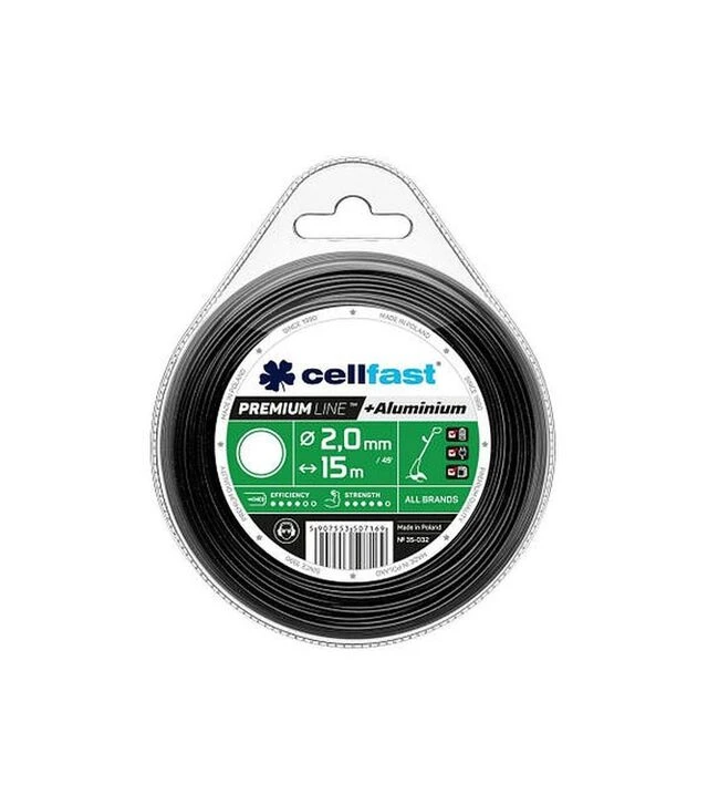 Леска для триммера Cellfast PREMIUM, круглая 2 мм, 15 м (35-032)