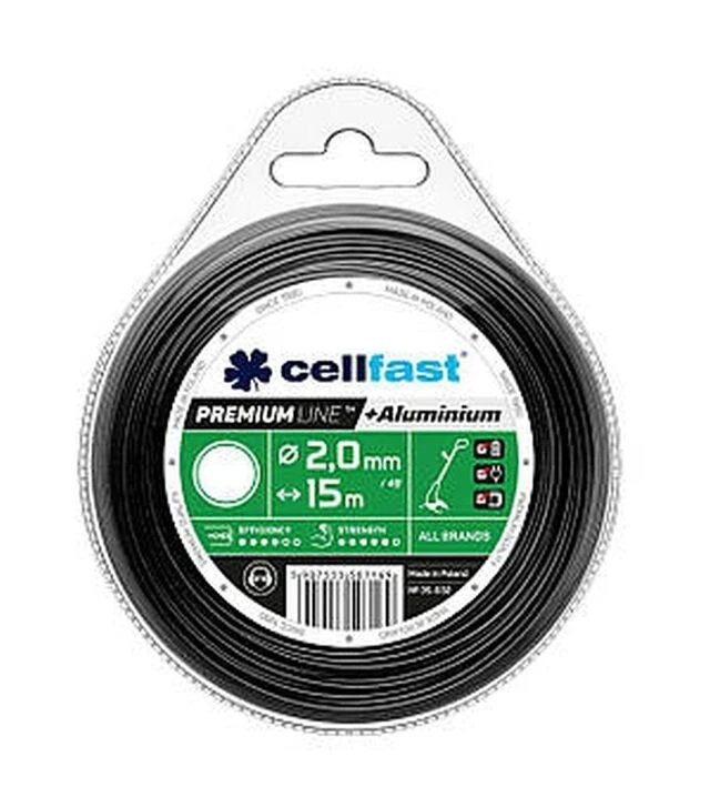 Леска для триммера Cellfast PREMIUM, круглая 2,4 мм, 15 м (35-033)