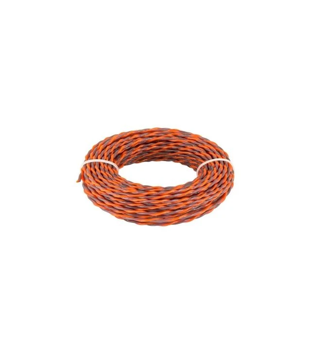 Волосінь для тримера MASTERTOOL SPIRAL, безшумна, 3 мм, 15 м (19-1630)