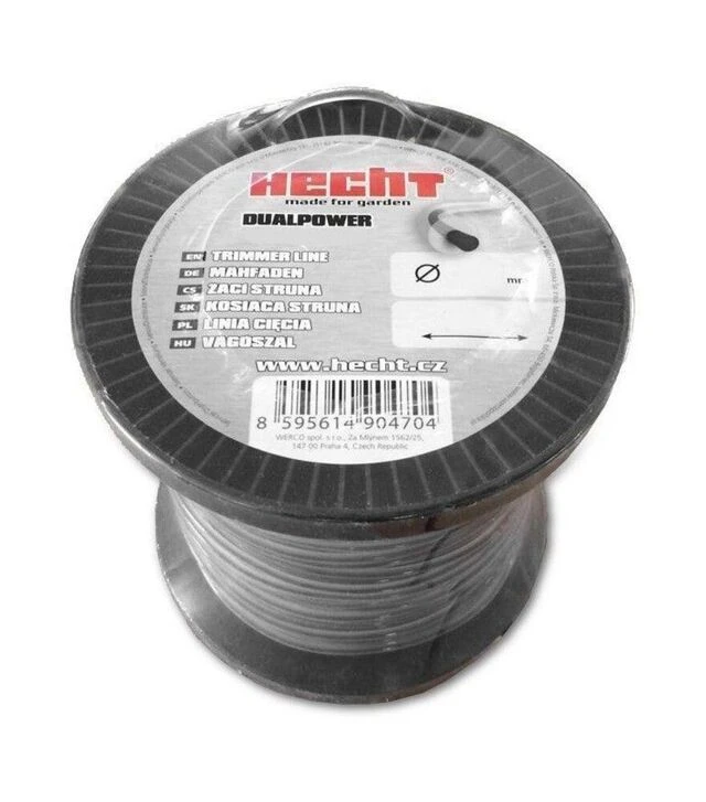 Волосінь для тримера HECHT DUAL POWER 3 мм, 240 м, кругла (HECHT10324030)