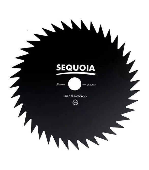 Ніж для тримера SEQUOIA Ø255х25,4 мм, 1,6 мм, 40-зубчатий (GB40T-255)