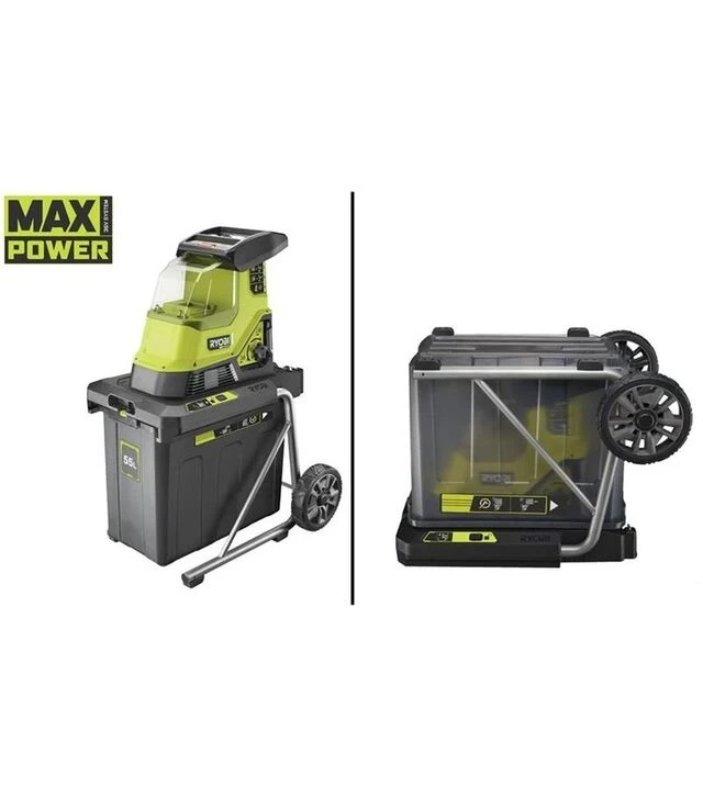 Садовый измельчитель аккумуляторный Ryobi Max Power RY36SHX40-0 36В, без АКБ и ЗУ (5133005451)