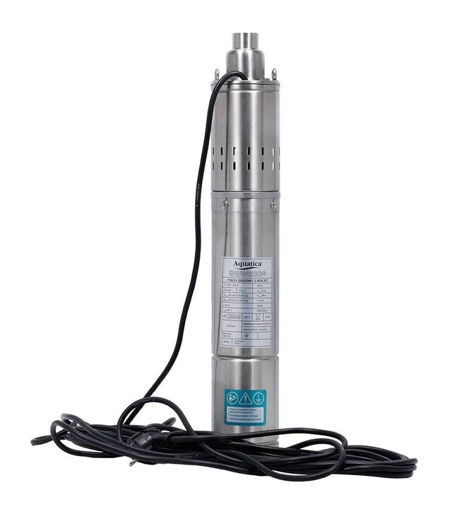 Насос шнековий Aquatica 4QGDM1.8-50-0.5, 500 Вт, 107 м, 40 л/хв, Ø96 мм (778212)