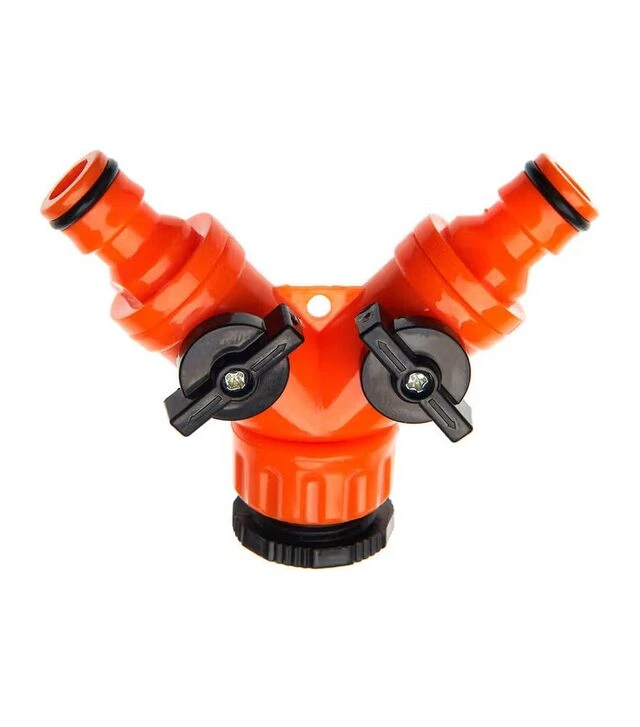 Конектор двоканальний SEQUOIA SWC1234DT, 1/2"-3/4" (SWC1234DT)