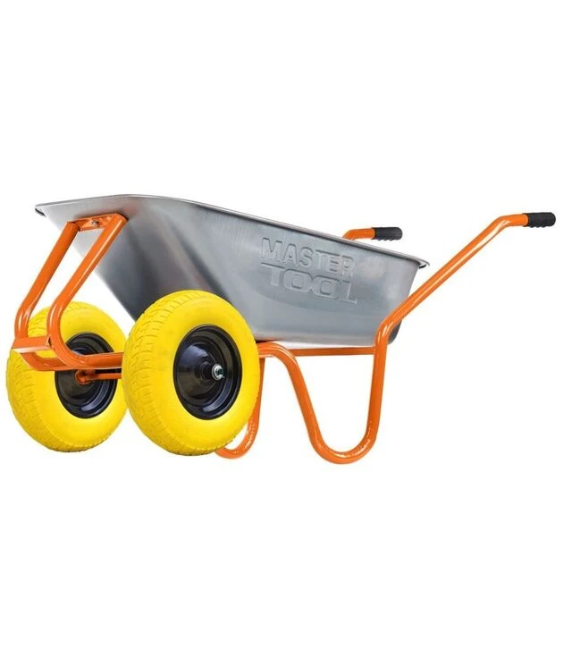 Тачка двухколесная MASTERTOOL D-22, 100 л/230 кг (79-9820)